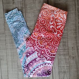 Soft mandala patterned leggings